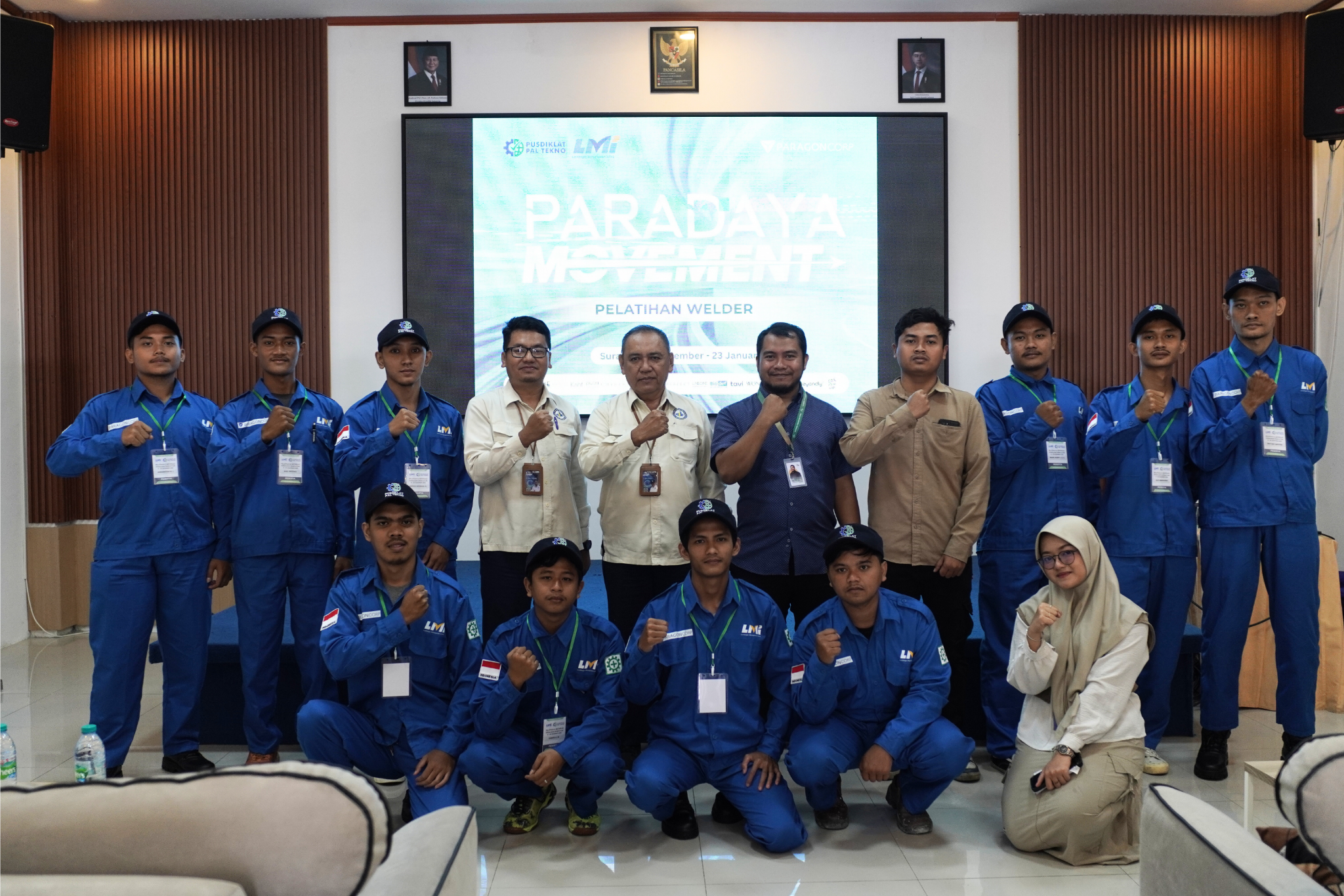 Woman holding donation box